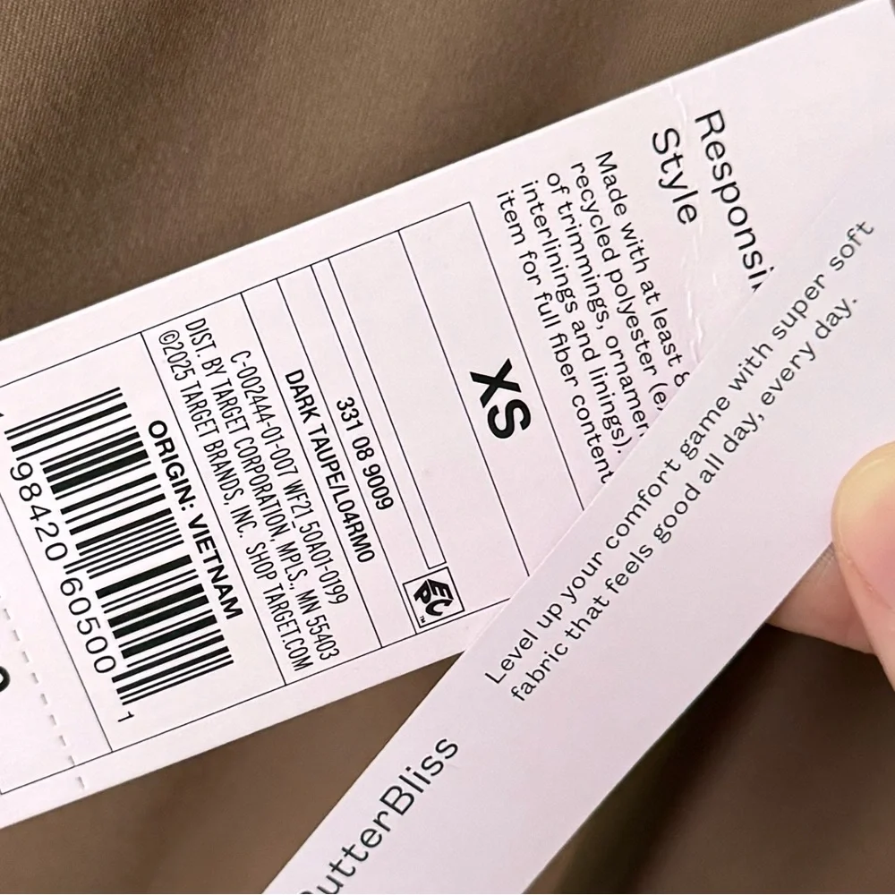 Wild Fable NWT Women’s Long Sleeve ButterBliss Maxi Bodycon Dress Dark Taupe - Picture 9 of 9